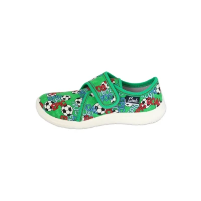 Abbildung von Beck Unisex Kinder Goal Hausschuh, Grün, 33 EU