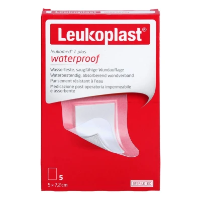 Abbildung von Leukomed® T plus von Leukoplast®, wasserdichter Folienverband, 5 x 7,2 cm, Stück, besonders flexibel