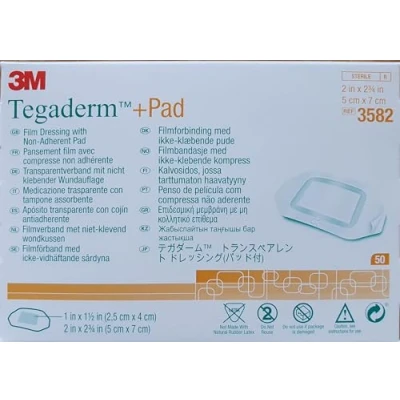 Abbildung von Tegaderm 3582 Verbände, Pad 3M, 5 cm x 7 (50 er pack)