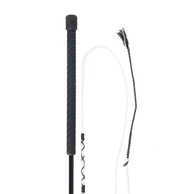 Abbildung von Harry&#039;s Horse Bogenpeitsche Schwarz/Weiß 160cm