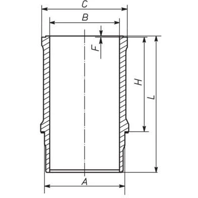 Abbildung von Zylinderlaufbuchse MAHLE 061 LW 00118 001