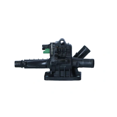 Abbildung von NRF 725278 Kühlwasserthermostat 83 mit Sensor, Dichtring Gehäuse CITROËN: C3 II, C5 III Estate, C4 Picasso 1, PEUGEOT: 207 Hatchback