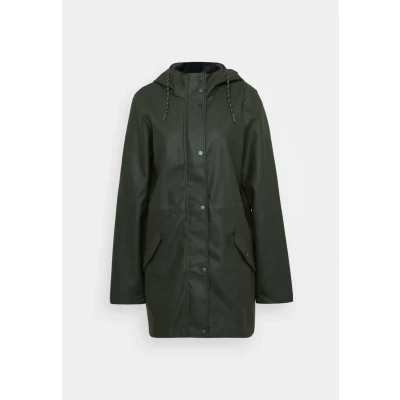 Abbildung von Vero Moda Tall Vmmalou Coated Jacket Regenjacke / wasserabweisende Jacke, Damen, Größe: XS, Peat