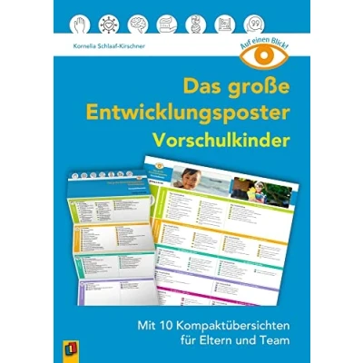 Abbildung von Das große Entwicklungsposter Vorschulkinder: Mit 10 Kompaktübersichten für Eltern und Team (Auf einen Blick)
