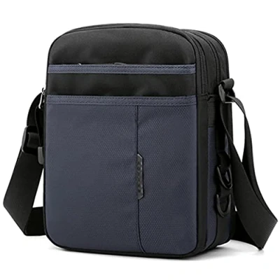 Abbildung von SPAHER Umhängetasche Herren Nylon Tasche für iPad Kuriertasche Wasserdicht Schultertasche Geschenk Männer Messenger Bag Crossbody Reise Arbeitstasche Studententasche