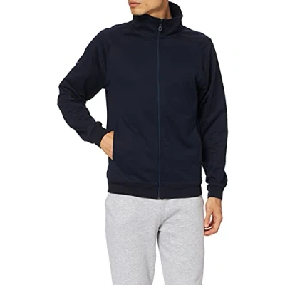 Abbildung von Trigema Herren 674104 Strickjacke, Blau (Navy 046), Large