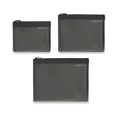 Abbildung von Briggs &amp; Riley Travel Essentials Black 3, Tasche, 3 teiliges Set, Schwarz Pouch, pc. Reiseutensilien