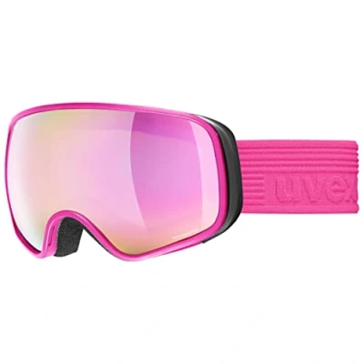 Abbildung von uvex Unisex Kinder, scribble FM sph Skibrille, pink/pink clear, one size