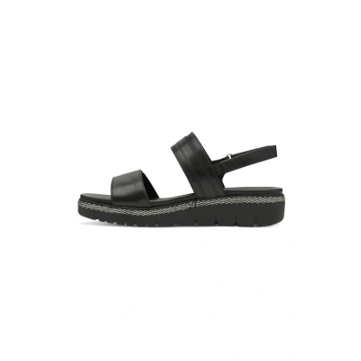 Abbildung von Tamaris Plateausandalette, Damen, Größe: 38, Zwart Schuhe