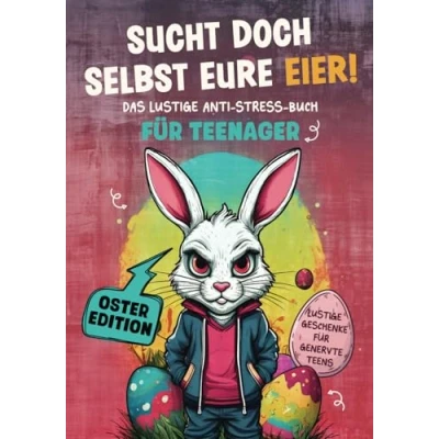 Abbildung von Sucht doch selbst eure Eier!: Das Lustige Anti Stress Buch für Teenager Oster Edition I Geschenke genervte Teens