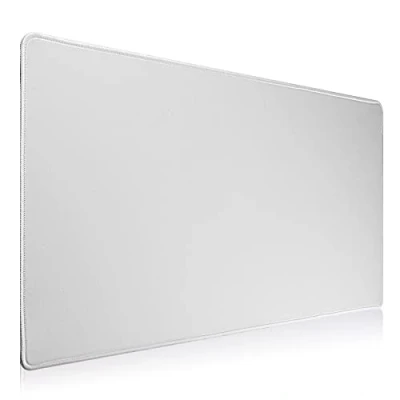 Abbildung von Jahosin Großes Gaming Mauspad mit genähten Kanten,[70x30cm] Erweitertes Rutschfester Naturkautschukbasis für Gamer/Desktop/Büro/Home(70x30 Greyde)
