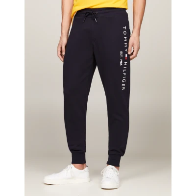Abbildung von Tommy Hilfiger LOGO Jogginghose, Herren, Größe: Small, Blue