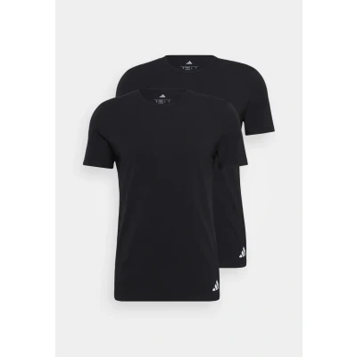 Abbildung von adidas Sportswear CREW NECK 2 PACK Unterhemd/shirt, Herren, Größe: Large, Black