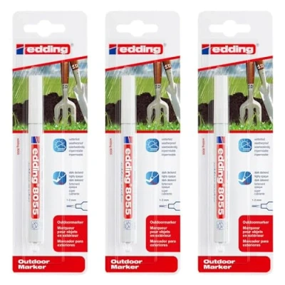 Abbildung von Outdoor marker 8055 Blister weiß Organisieren + Beschriften 3er Pack