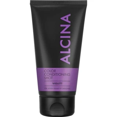 Abbildung von ALCINA Color Conditioning Shot Violett 1 x 150 ml Haarspülung mit Farbauffrischungs Effekt Intensive Farbauffrischung und Farberhalt von kalten Braun Rot Nuancen &amp; violetten Haarfarben