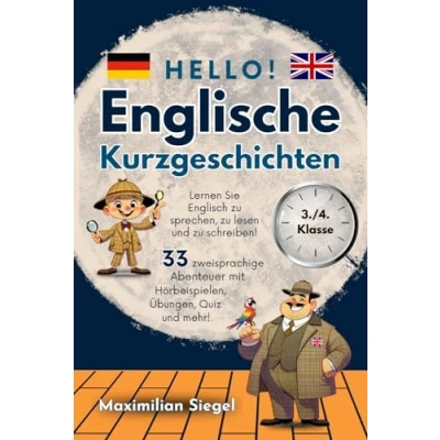 Abbildung von Hello! Englische Kurzgeschichten 3./4. Klasse: Lernen Sie Englisch zu sprechen, lesen und schreiben! 33 zweisprachige Abenteuer mit Hörbeispielen, Übungen, Quiz mehr!