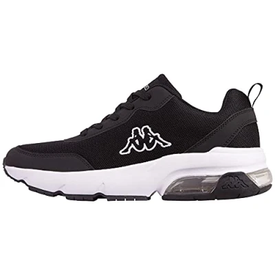 Abbildung von Kappa Unisex Koro Sneaker, Black/White, 8 UK (42 EU)