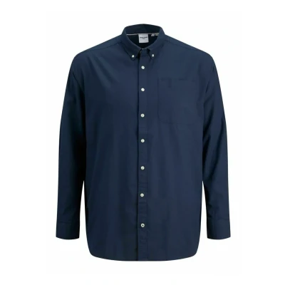Abbildung von Jack &amp; Jones Jjeoxford Shirt Hemd, Herren, Größe: 7XL, Navy blazer