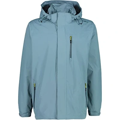 Abbildung von CMP Herren Regenjacke aus Ripstop Polyester mit abnehmbarer Kapuze, Wasserkraft, 52