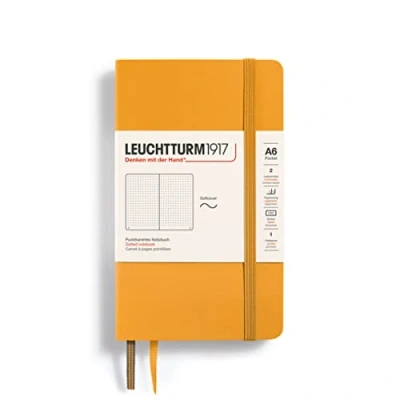 Abbildung von LEUCHTTURM1917 365646 Notizbuch Pocket (A6), Softcover, 123 nummerierte Seiten, Rising Sun, Dotted