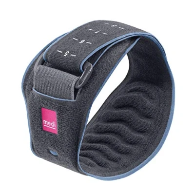 Abbildung von medi Epibrace Epicondylitisspange unisex grau Unterarmbandage zur Schmerzlinderung der Sehnenansätze Beidseitig tragbar Tennisarm oder Golferarm