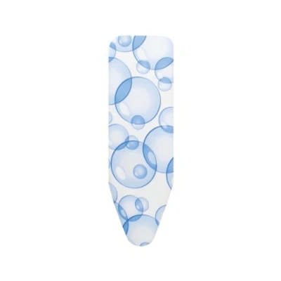 Abbildung von Brabantia All in one PerfectFlow Bügelbettbezug Für Bügelbrett B Innovative dreilagige Material Verbesserten Dampfzufluss Absorbiert Kondenswasser Dampf gemacht Bubbles 124 x 38 cm