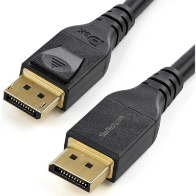Abbildung von StarTech.com DisplayPort 1.4 Kabel ( 4m, 8K bei 60Hz, HBR3, HDR, vergoldet, VESA zertifiziert)