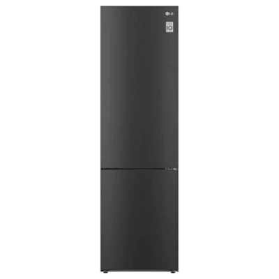 Abbildung von LG GBP62MCNAC, Klasse A, 384 L, Kühl / Gefrierkombination, Total No Frost, Kühlschrank mit Gefrierfach, DoorCooling+, Niedriger Geräuschpegel, 59,5 x 67,5 203 cm ꟷ Matte Black [Energieklasse A]