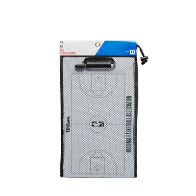 Abbildung von Wilson Unisex Erwachsene NBA Coaches Dry Erase Board Trocken abwischbare Tafel für Basketballtrainer, Blanc, Keine Größe