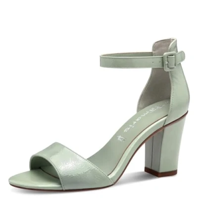 Abbildung von Tamaris High Heel Sandalette, Damen, Größe: 39, Mint patent Schuhe