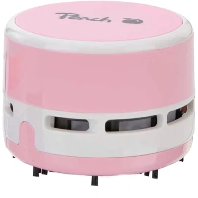 Abbildung von Peach Mini Staubsauger batteriebetrieben (2x AA) hohe Saugkraft pink PA105, 1 Stück