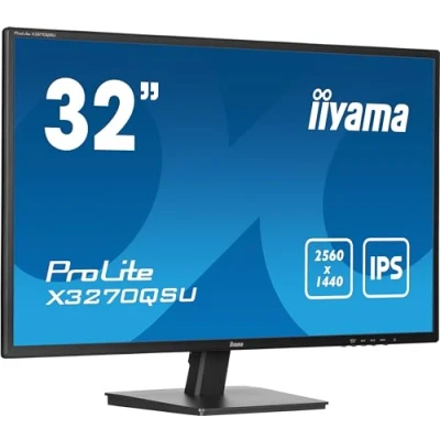 Abbildung von iiyama Prolite X3270QSU B1 80cm 31,5&quot; IPS LED Monitor WQHD 100Hz HDMI DP USB3.2 AdaptiveSync schwarz