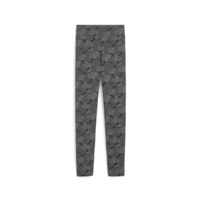 Abbildung von PUMA ESS+ Blossom AOP Leggings G Leggings, Unisex, für Erwachsene, Schwarz (Puma Black), 152