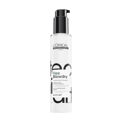 Abbildung von L&#039;Oréal Professionnel Pre Styling Föhncreme mit 10 in 1 Vorteilen bei allen Haartypen, Hitzeschutz bis zu 230C, Tecni.ART, Flex Blow Dry, 150m