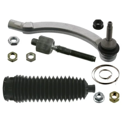 Abbildung von FEBI BILSTEIN 40556 Spurstange Vorderachse rechts mit Muttern Schellen, Lenkmanschetten VOLVO: V70 2, S60 I