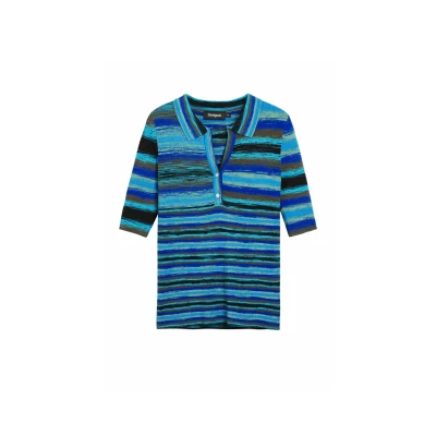 Abbildung von Desigual Tshirt print, Damen, Größe: Medium, Blue