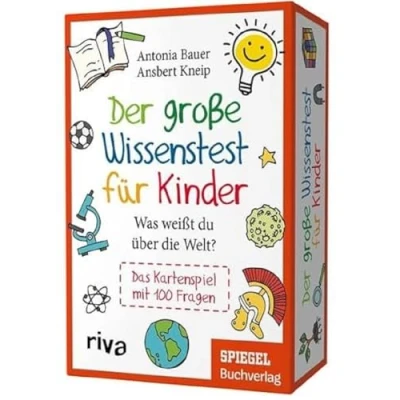 Abbildung von Der große Wissenstest für Kinder Was weißt du über die Welt?: Das Kartenspiel mit 100 Fragen. Ab 8 Jahren. Perfektes Geschenk Schulanfang, Geburtstag, Weihnachten oder Ostern