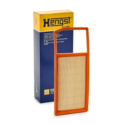 Abbildung von HENGST FILTER E1531L Luftfilter 62 156 347 Filtereinsatz FIAT: Fiorino III Box Body / Estate, Doblo II 500X, CITROËN: Nemo Van