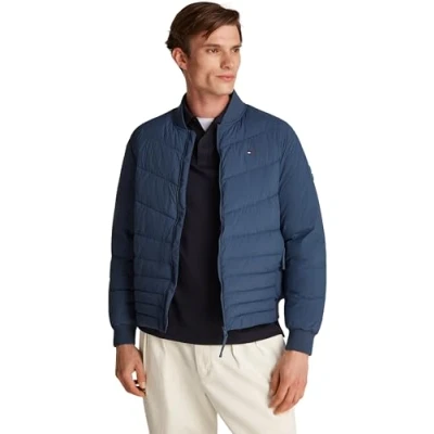 Abbildung von Tommy Hilfiger MIX Quilt Winterjacke, Herren, Größe: XS, Aegean sea