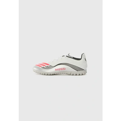 Abbildung von adidas Performance F50 Messi CLUB TF Fußballschuh Multinocken White/lucid red/silvercoloured, Herren, Größe: 40, red/silver coloured