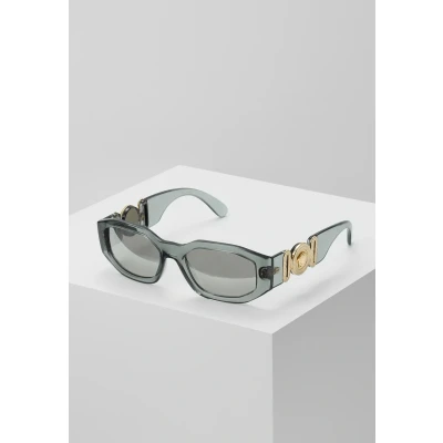 Abbildung von Versace Biggie Unisex Sonnenbrille, Größe: 53, Transparent grey