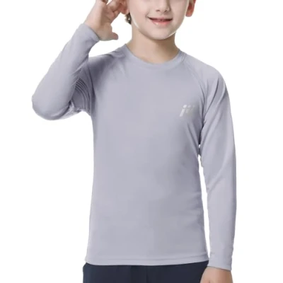 Abbildung von MEETWEE Kinder Jungen UV Shirt Langarm Schwimmshirt Badeshirt Lange SPF 50+ Sonnenschutz Top Rashguard Badebekleidung Schnelltrocknend