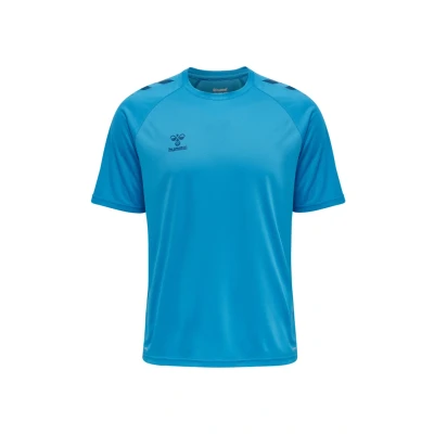 Abbildung von Hummel XK CORE POLY Tshirt print, Herren, Größe: XXL, Blue danube