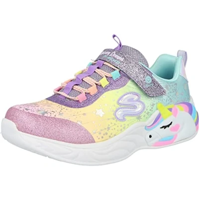 Abbildung von Skechers Mädchen Unicorn Dreams Sneaker, Purple Textile Multi Trim, 33.5 EU
