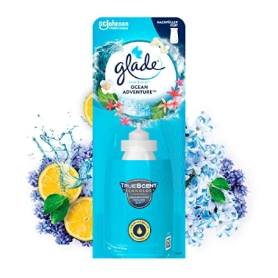 Abbildung von Glade (Brise) Sense &amp; Spray Nachfüller, automatisches Duftspray mit Bewegungssensor, Lufterfrischer, Ocean Adventure, 1er Pack (1 x 18 ml)