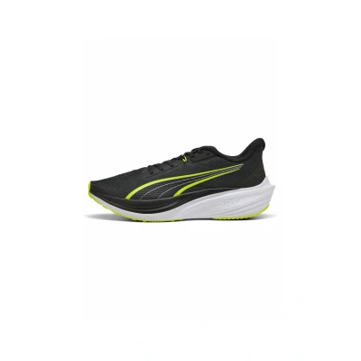 Abbildung von Puma Darter PRO Laufschuh Straße, Größe: 44.5, Black yellow alert white Schuhe
