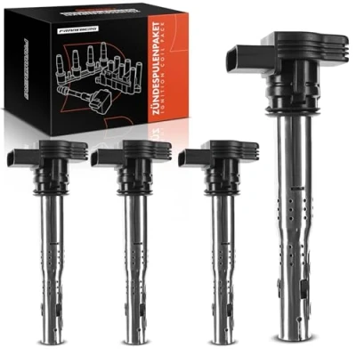 Abbildung von Frankberg 4x Zündspule für A1 A3 A4 A5 A6 A8 Q3 Q5 R8 TT Octavia Superb Altea Exeo Leon Beetle Golf Plus V VI J e t a III IV i g u n o r P s Polo 2003 2018 07K905715