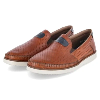 Abbildung von Rieker Herren Slipper in braun Gr. 43