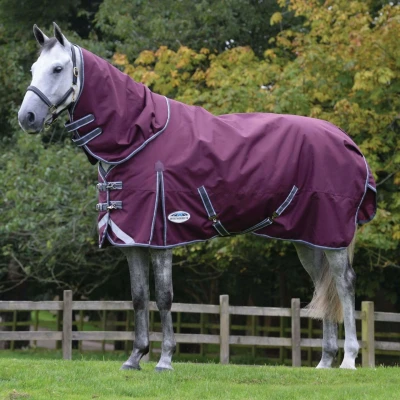 Abbildung von Weatherbeeta Winterdecke Comfitec Plus Dynamic II Detach A Neck Medium/Lite Maroon/Grau/Weiß 145/195