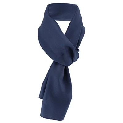 Abbildung von TigerTie Damen Chiffon Halstuch blau marine dunkelblau Uni Gr. 160 cm x 36 Schal
